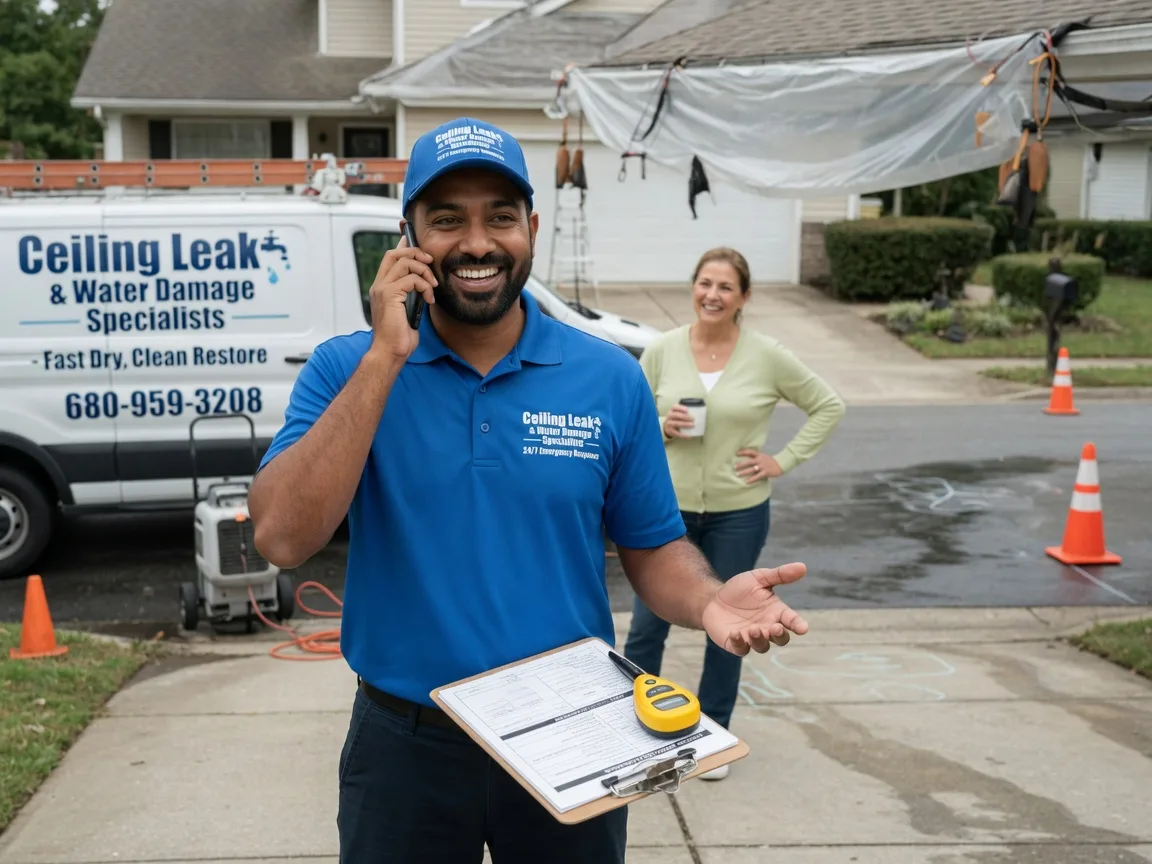 Ceiling Leak Cleanup Lyons, OR FAQs
